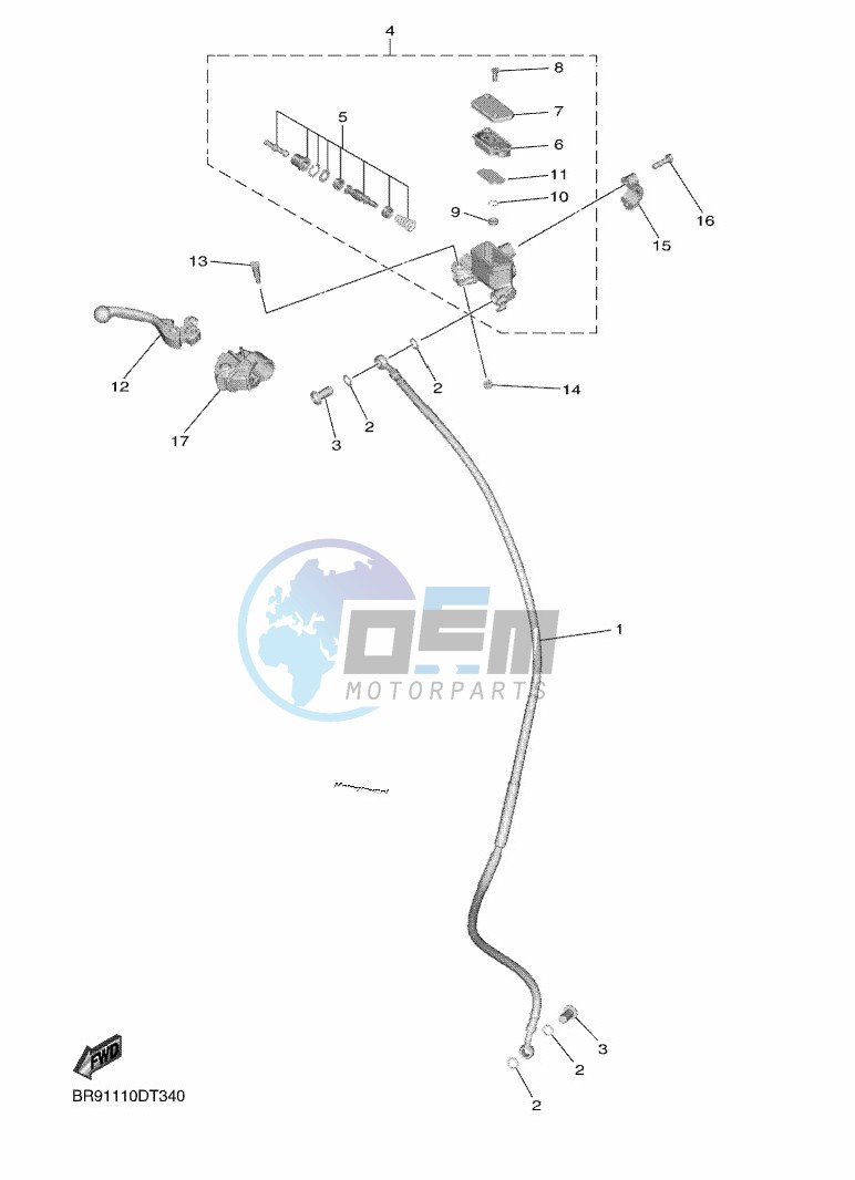 FRONT MASTER CYLINDER