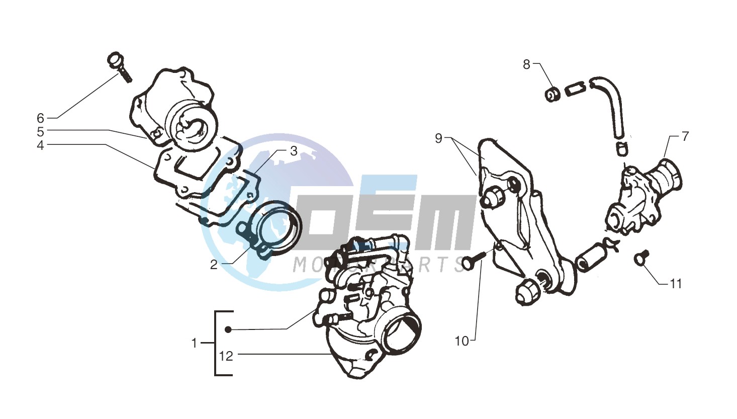 Oil pump - Carburettor