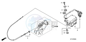 CBR1000RRB drawing SERVO MOTOR