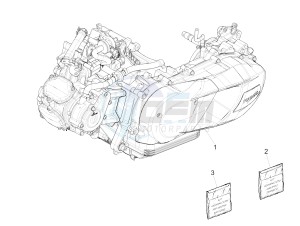 Medley 150 4T ie ABS (APAC) drawing Engine, assembly