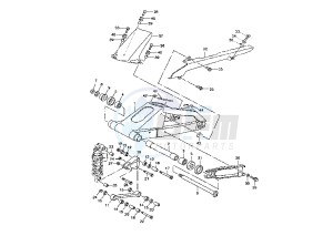 YZF R1 1000 drawing REAR ARM