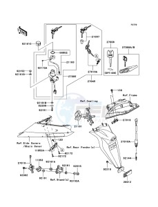 NINJA ZX-10R ZX1000D6F FR GB XX (EU ME A(FRICA) drawing Ignition Switch