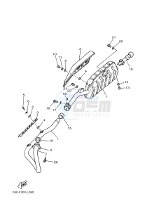 AG200FE (53CD 53CE) drawing EXHAUST