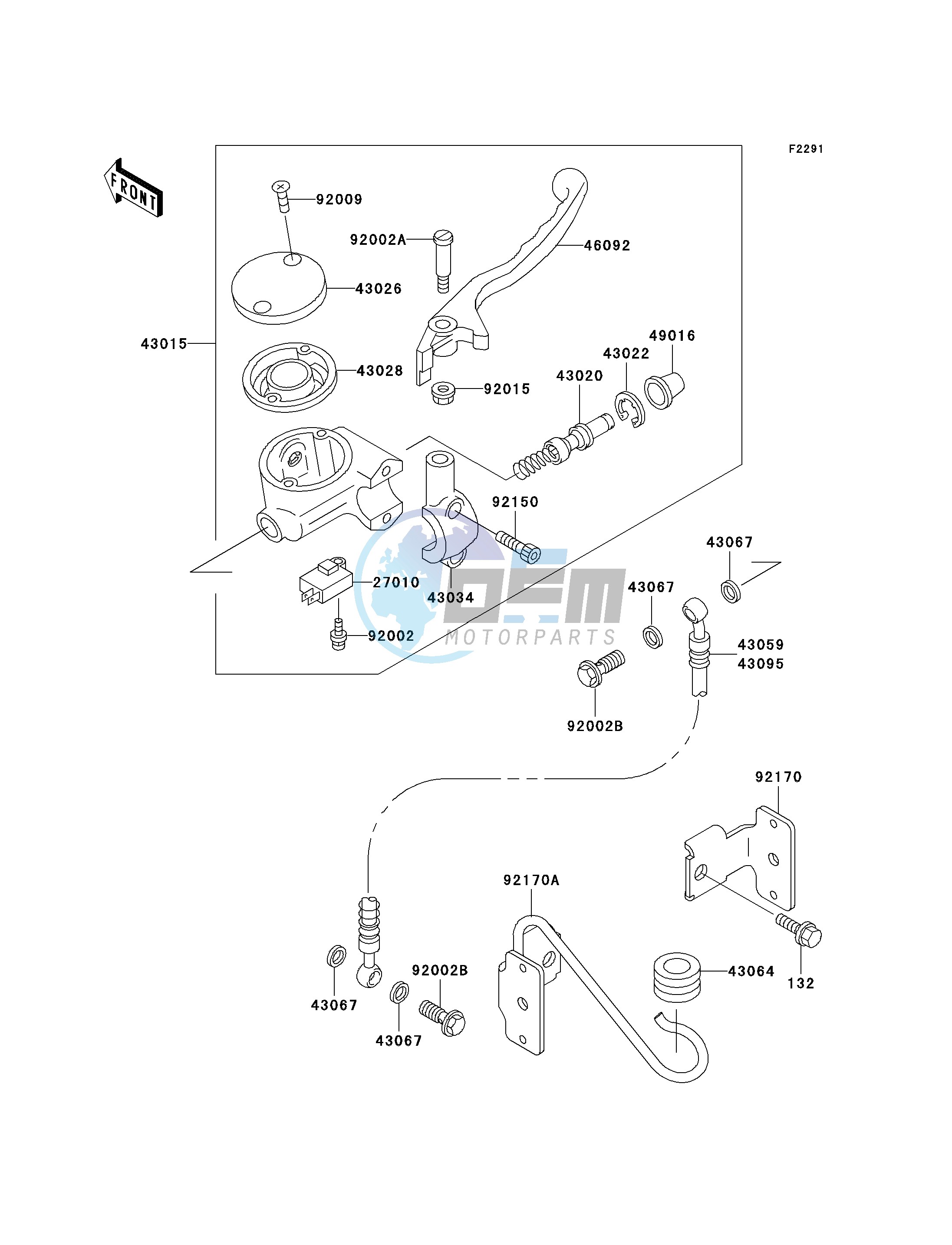 FRONT MASTER CYLINDER