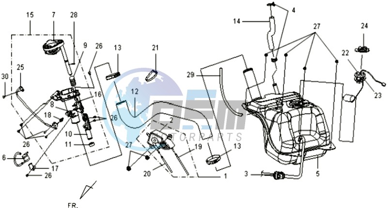 FUELTANK - GAS VALVE