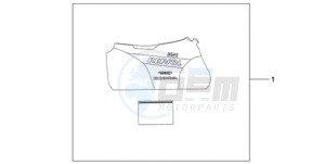 CBR1000RR9 BR / MME SPC - (BR / MME SPC) drawing INDOOR BODY COVER