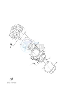 YFM700FWB YFM70KDXH KODIAK 700 (B16F) drawing CYLINDER