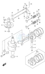 DF 4A drawing Crankshaft