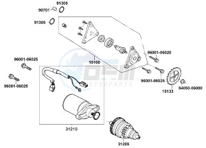 AGILITY FAT 50cc12 inch Netherlands drawing Starting motor