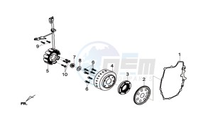 MAXSYM 600I ABS drawing MAGNETO / FLYWHEEL