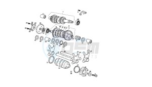 SENDA R X-RACE - 50 CC VTHSR1D1A EU2 drawing GEAR BOX