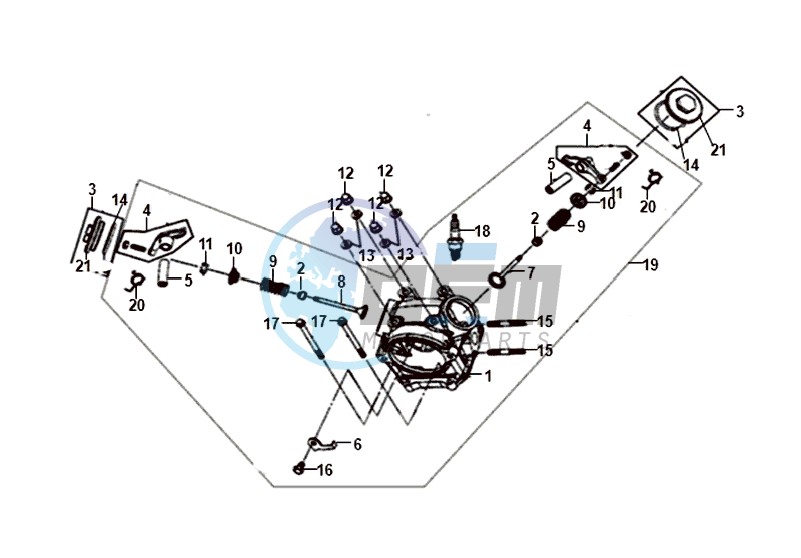 CYLINDER HEAD KPL.