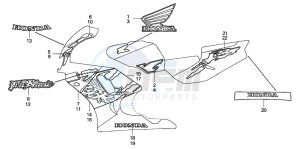 CBR900RR FIRE BLADE drawing STRIPE/MARK (4)