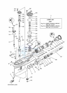 F80CEDX drawing LOWER-CASING-x-DRIVE-1