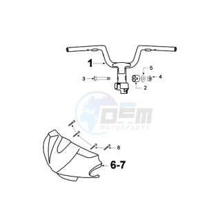 VIVA 2 SL4 EU drawing HANDLEBAR