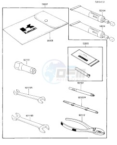 KLF 185 A [BAYOU 185] (A2-A4) [BAYOU 185] drawing OWNERS TOOLS