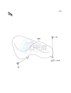 ELIMINATOR 125 BN125A6F GB XX (EU ME A(FRICA) drawing Seat