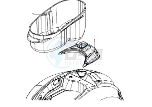 GTS 250 drawing Helmet box