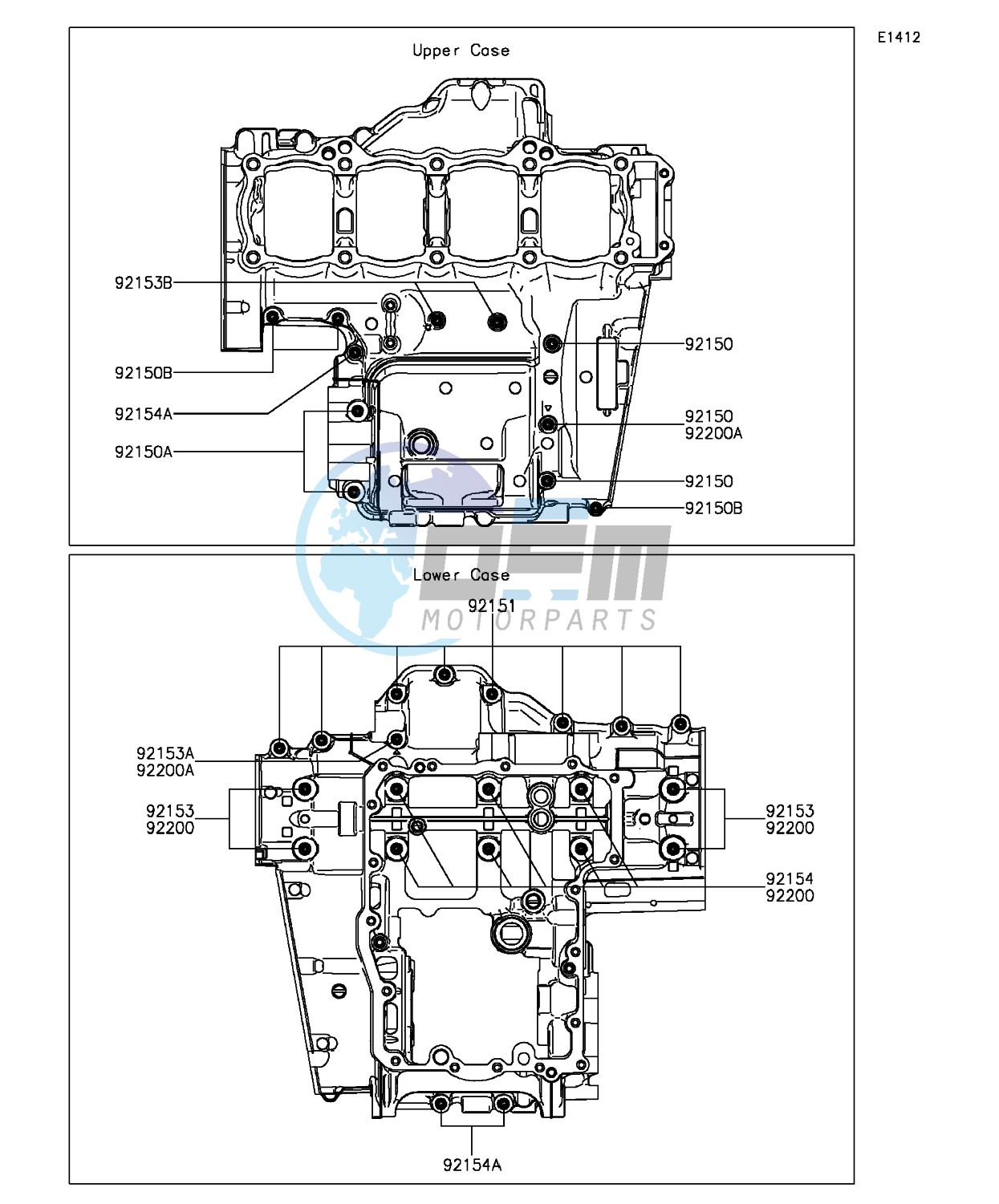 Crankcase Bolt Pattern