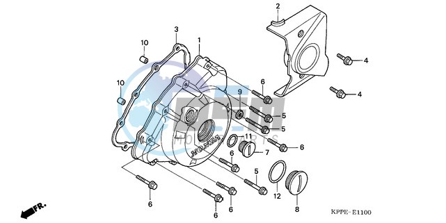 LEFT CRANKCASE COVER