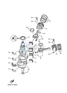 F250BETX drawing CRANKSHAFT--PISTON