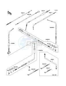 KLF250 KLF250-A3 EU GB drawing Cables