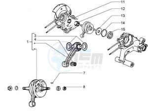 PX 125 30 Anni drawing Crankshaft