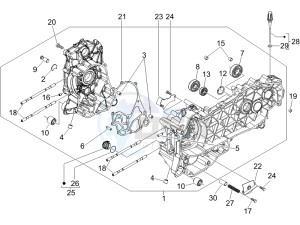 Nexus 250 SP e3 drawing Crankcase