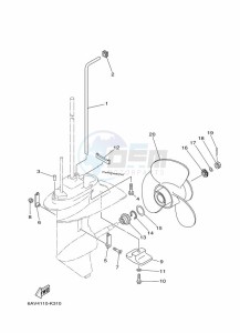 FT9-9LMHX drawing LOWER-CASING-x-DRIVE-2