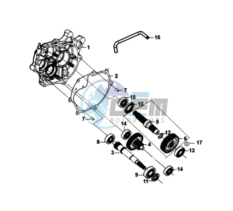 MISSION CASE - DRIVE SHAFT