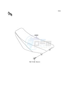 KX85_/_KX85_II KX85ABF EU drawing Seat