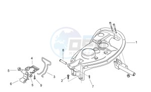 SCARABEO 50 2T CARBURATORE E4 STREET (EMEA) drawing Saddle compartment