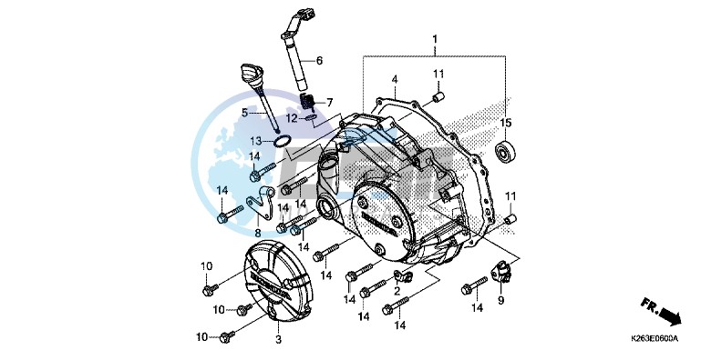 RIGHT CRANKCASE COVER