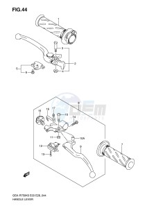 GSX-R750 (E3-E28) drawing HANDLE LEVER