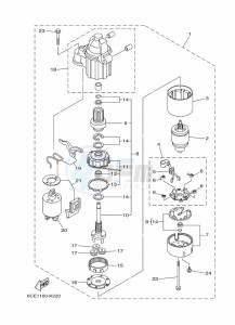 F250DETX drawing STARTER-MOTOR