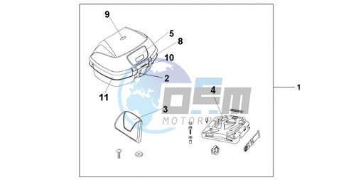 TOP BOX 45L