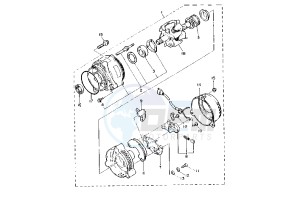 FZR 1000 drawing GENERATOR