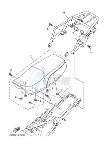 YB125 (2CSD) drawing SEAT