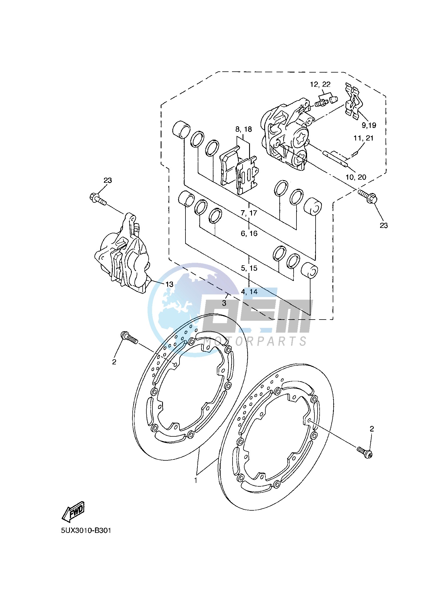 FRONT BRAKE CALIPER