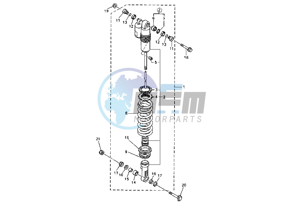 REAR SHOCK ABSORBER MY02