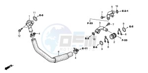 XL700V drawing WATER PIPE