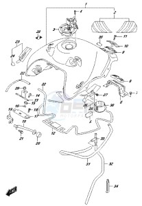 DL650 drawing FUEL TANK (DL650XAL7 E21)