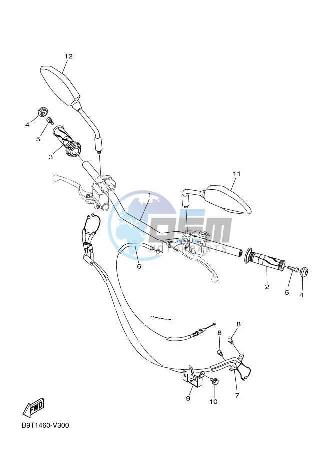 STEERING HANDLE & CABLE