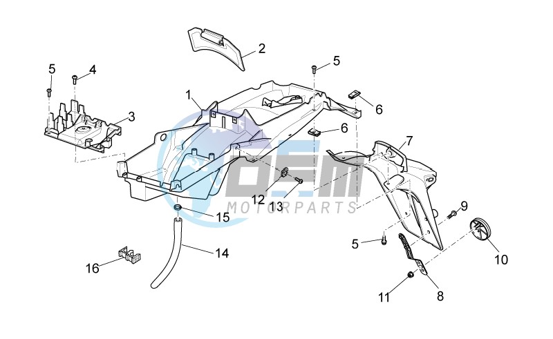 Rear body - Mudguard