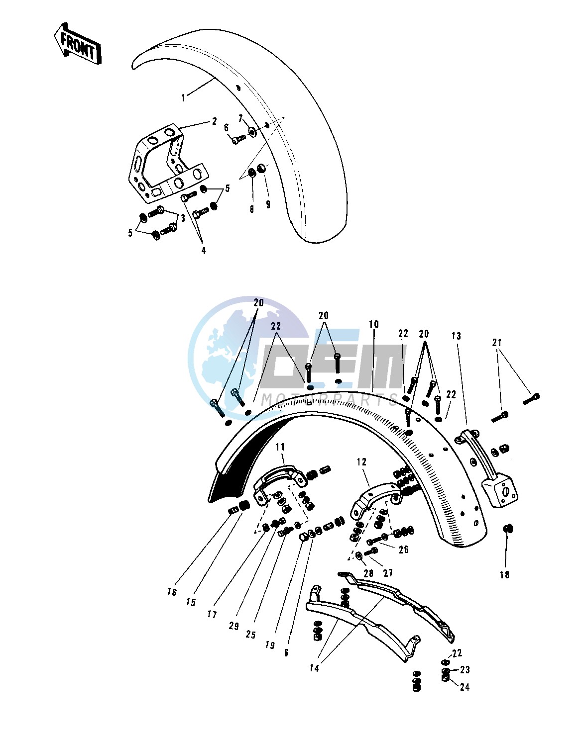 FENDERS -- H1-B- -