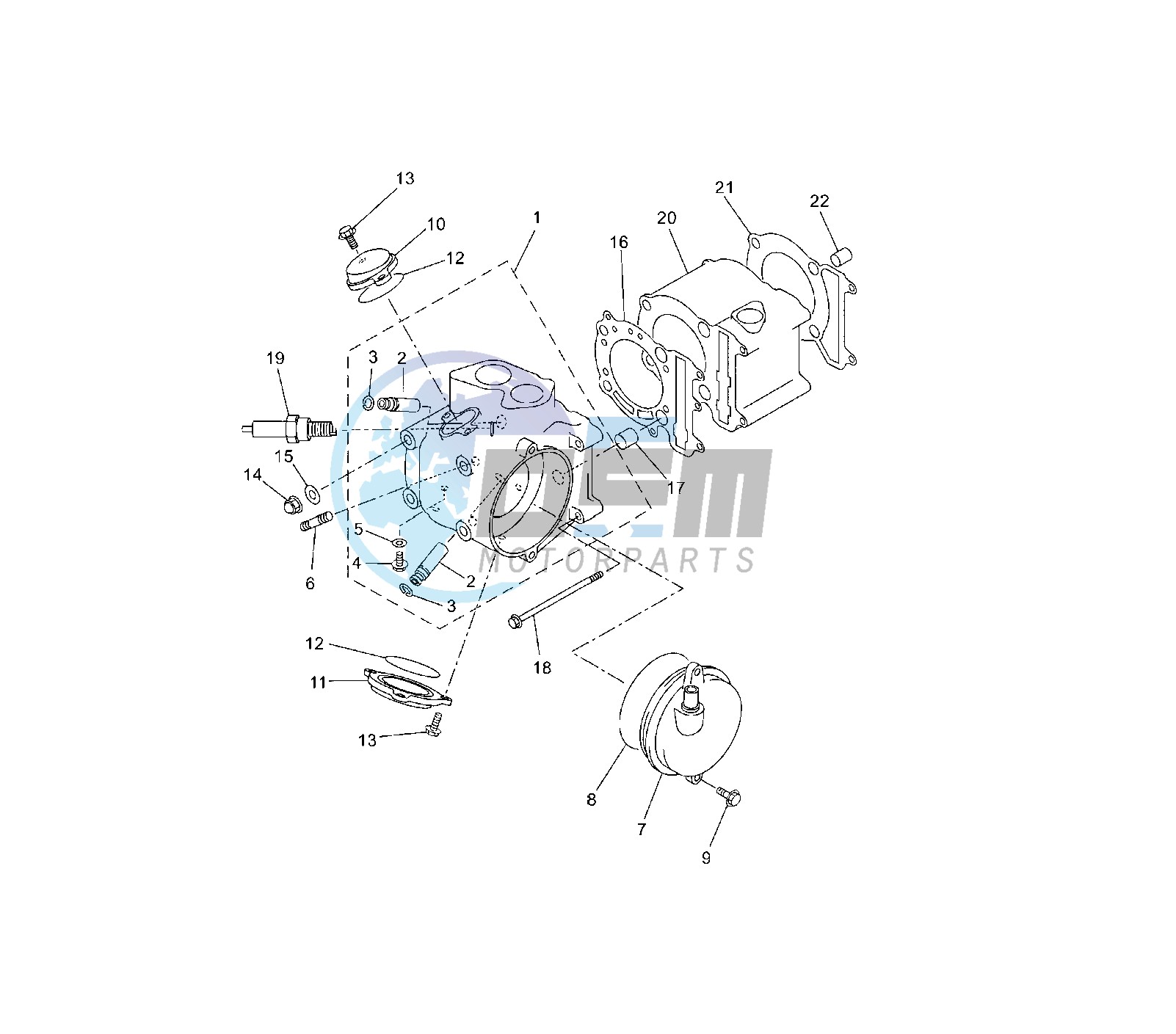 CYLINDER AND HEAD