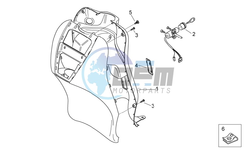 Front body V - Internal shield