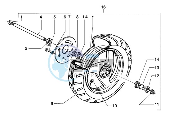 Front wheel