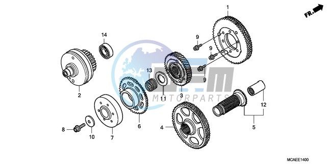 PRIMARY DRIVE GEAR