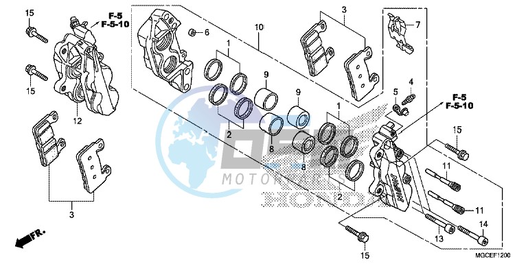 FRONT BRAKE CALIPER